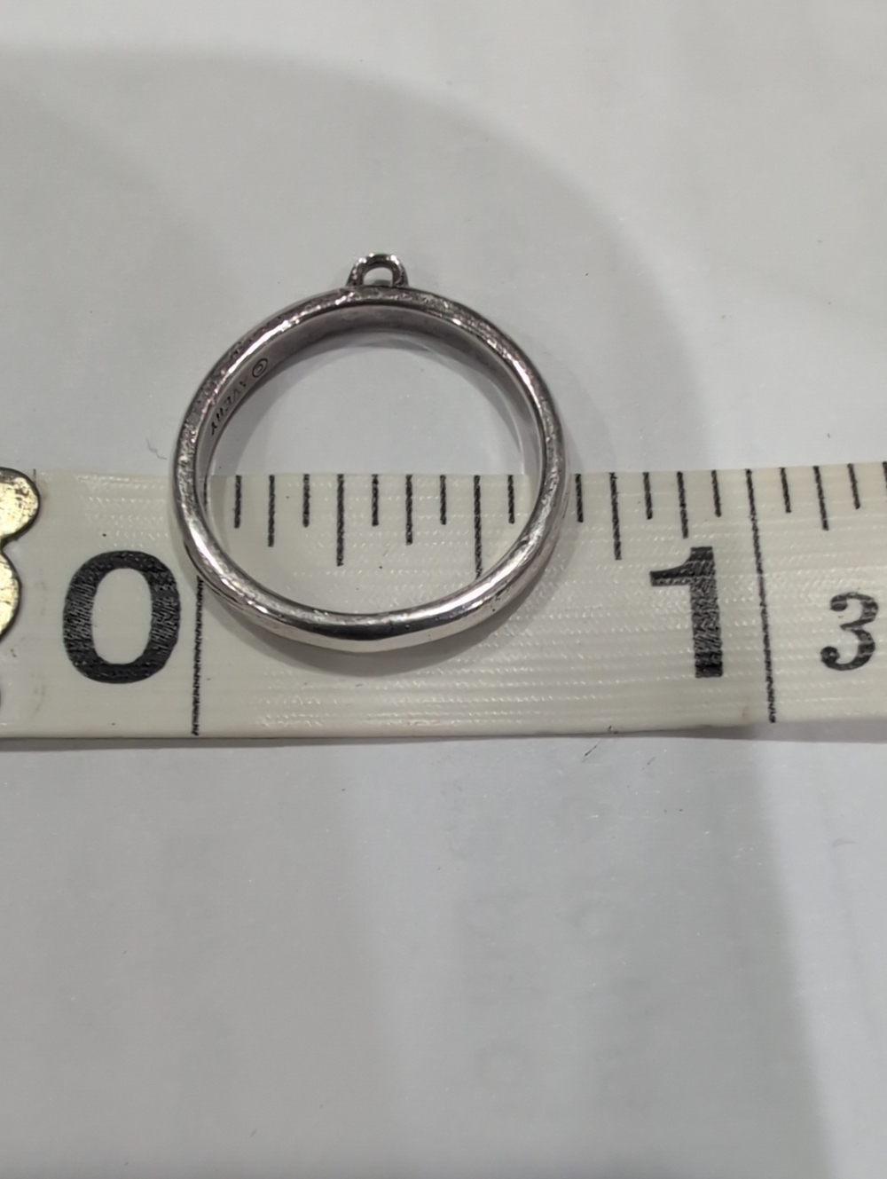 James Avery Charm Dangle Ring Sterling Silver